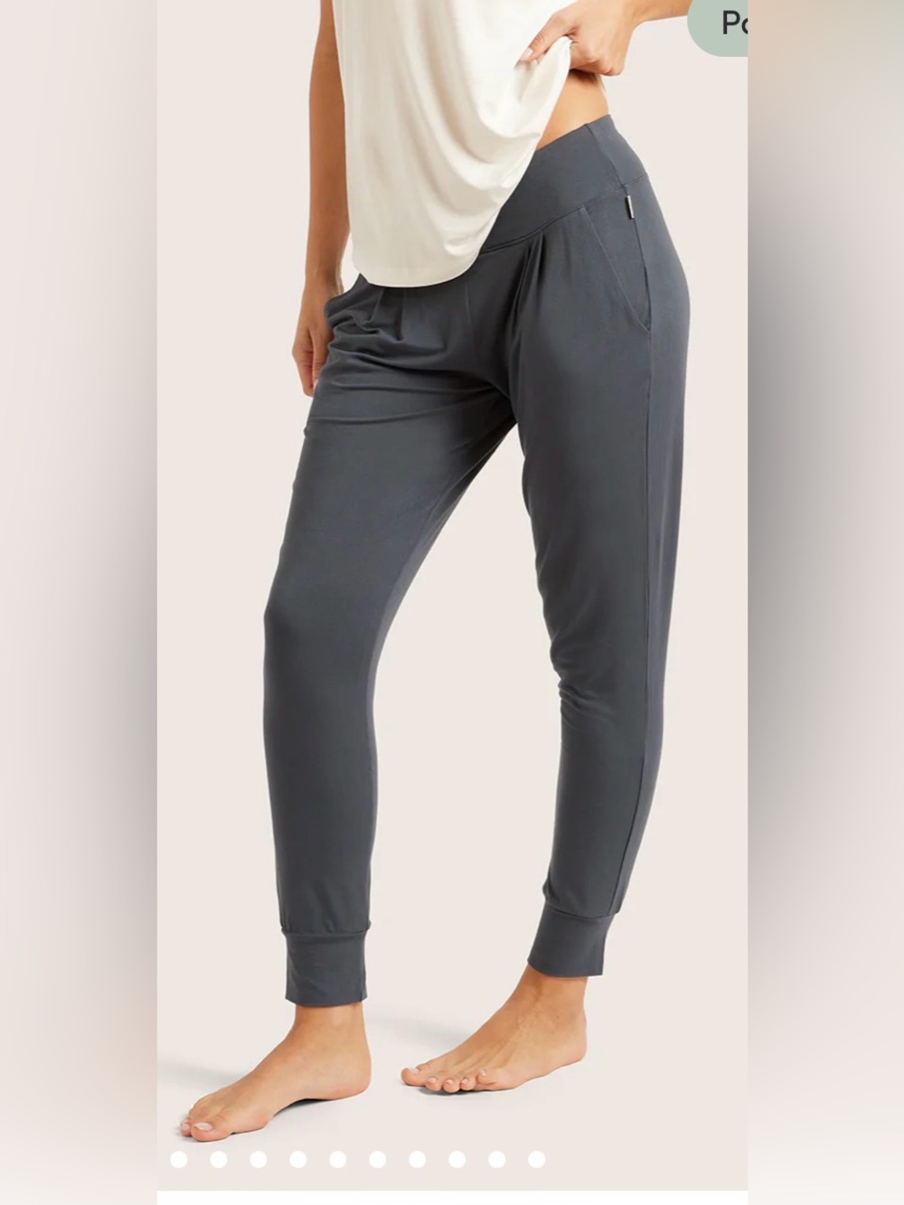 Boody Downtime Lounge Pants in Storm - Size Medium